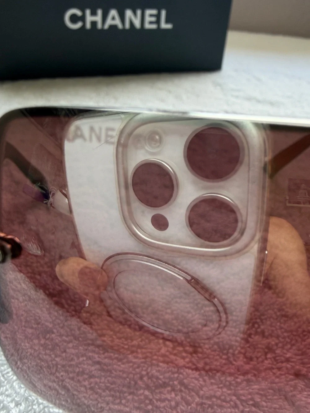 CHANEL rimless sunglasses